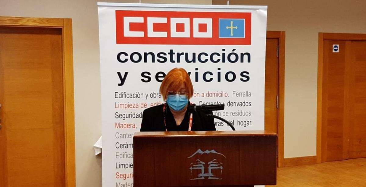 Vernica Gonzlez Costales elegida secretaria general de CCOO de Construccin y Servicios de Asturias
