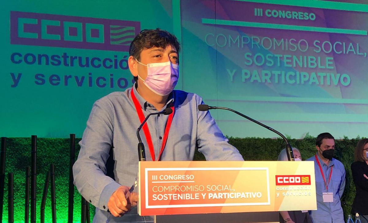 Fernando Baraza, reelegido Secretario General de CCOO de Construccin y Servicios de Aragn