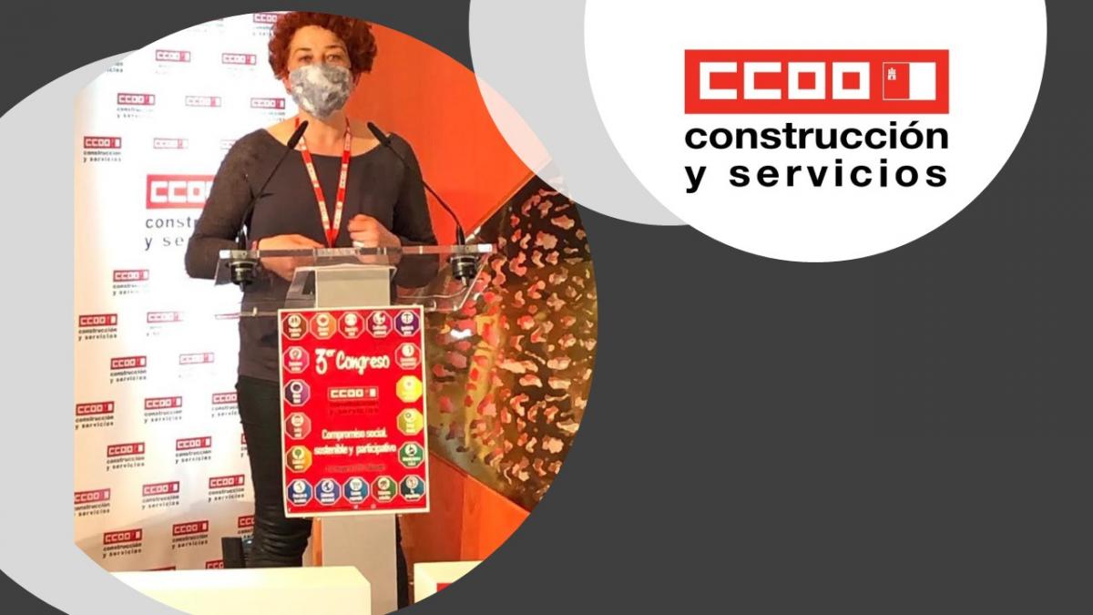 Maribel Cabaero, elegida nueva secretaria general de CCOO de Construccin y Servicios de Castilla La Mancha