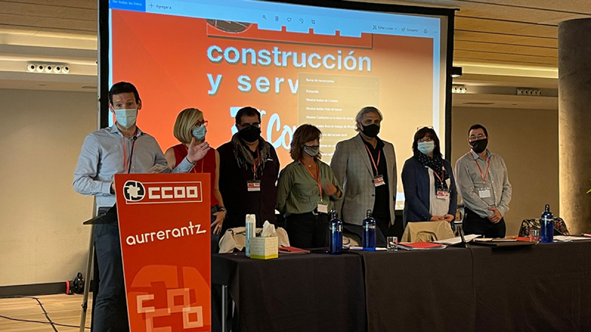 Comisión Ejecutiva CCOO de Construcción y Servicios de Euskadi