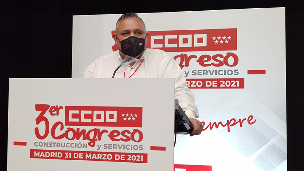 Pedro J. Garijo Casado reelegido como secretario general de CCOO de Construcción y Servicios de Madrid