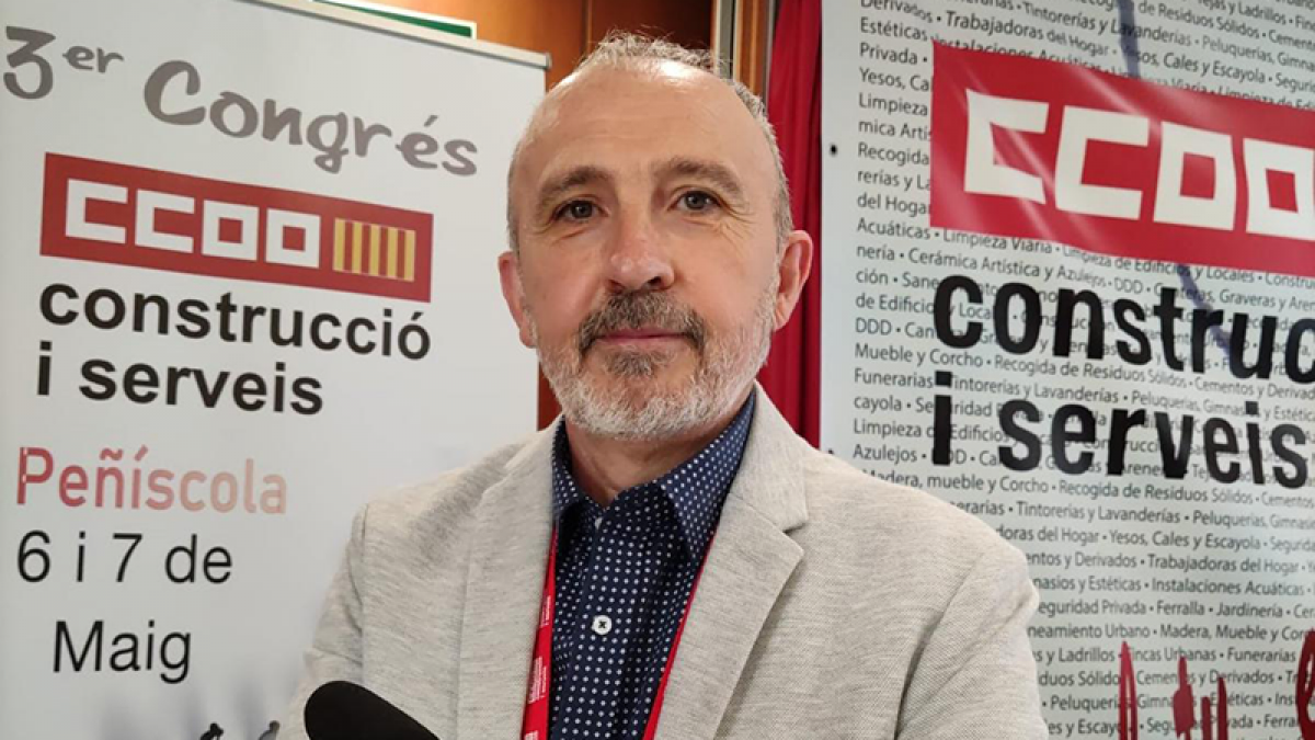 Josep Albors, reelegido secretario general de CCOO de Construcción y Servicios de País Valencià